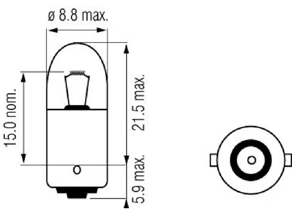 Lâmpada  24V-4w