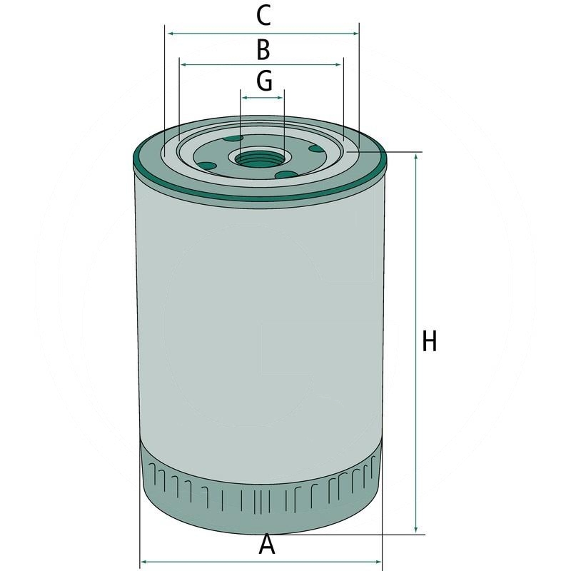 Filtro Oleo Kubota