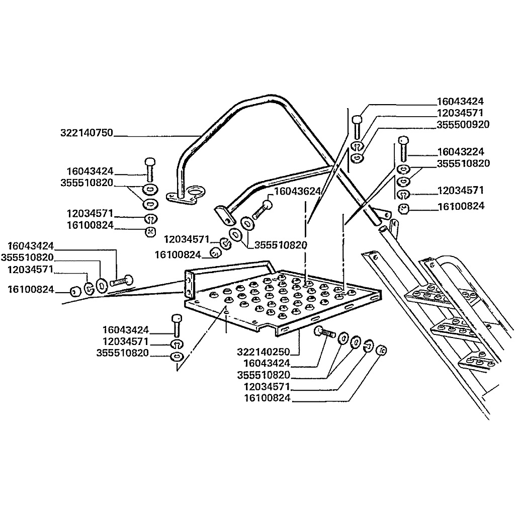 11. ESCADA DE ACESSO AO MOTOR