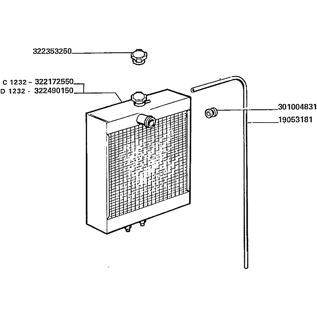 23. ELEMENTOS RADIADOR  322490000