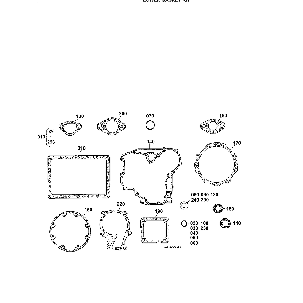 24. KIT DE JUNTAS INFERIORES
