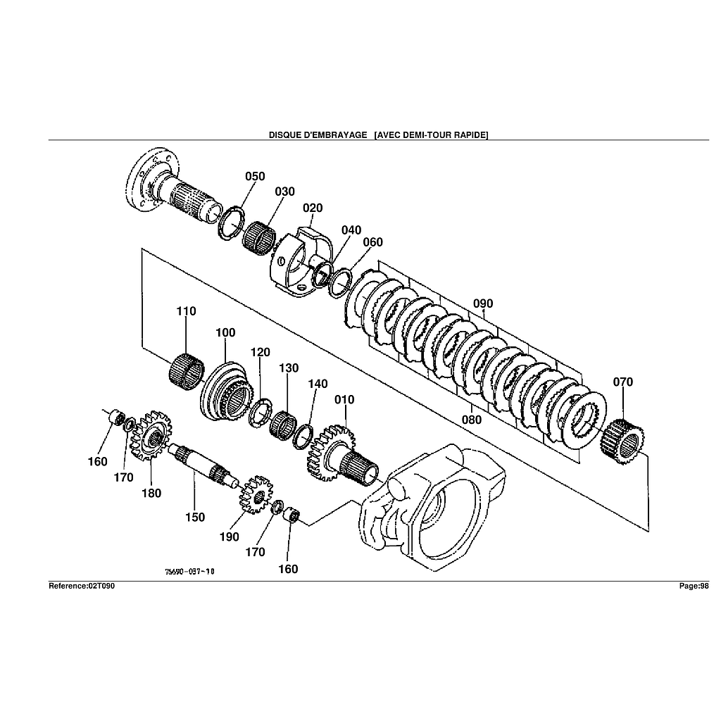 05. CLUTCH DISK    WITH BI SPEED TU1