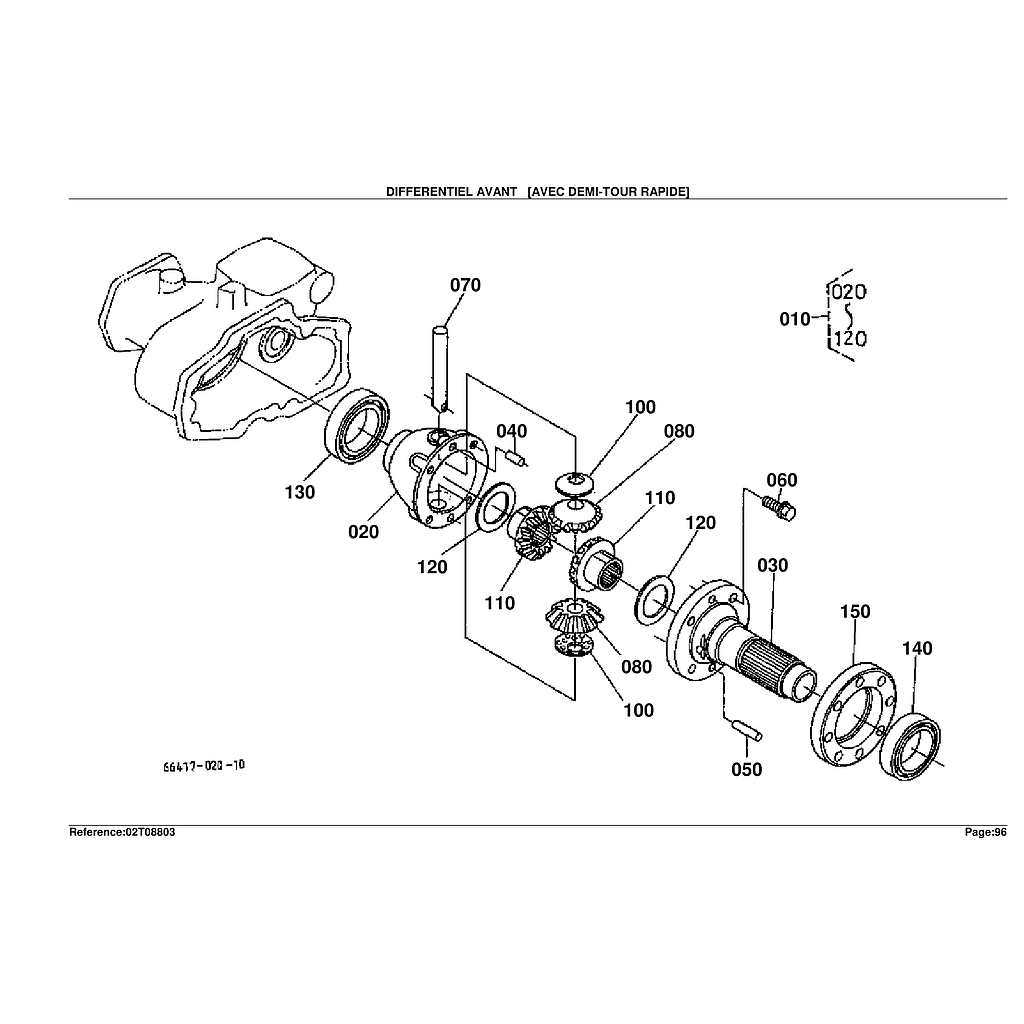 08.FRONT DIFFERENTIAL    WITH BI S1