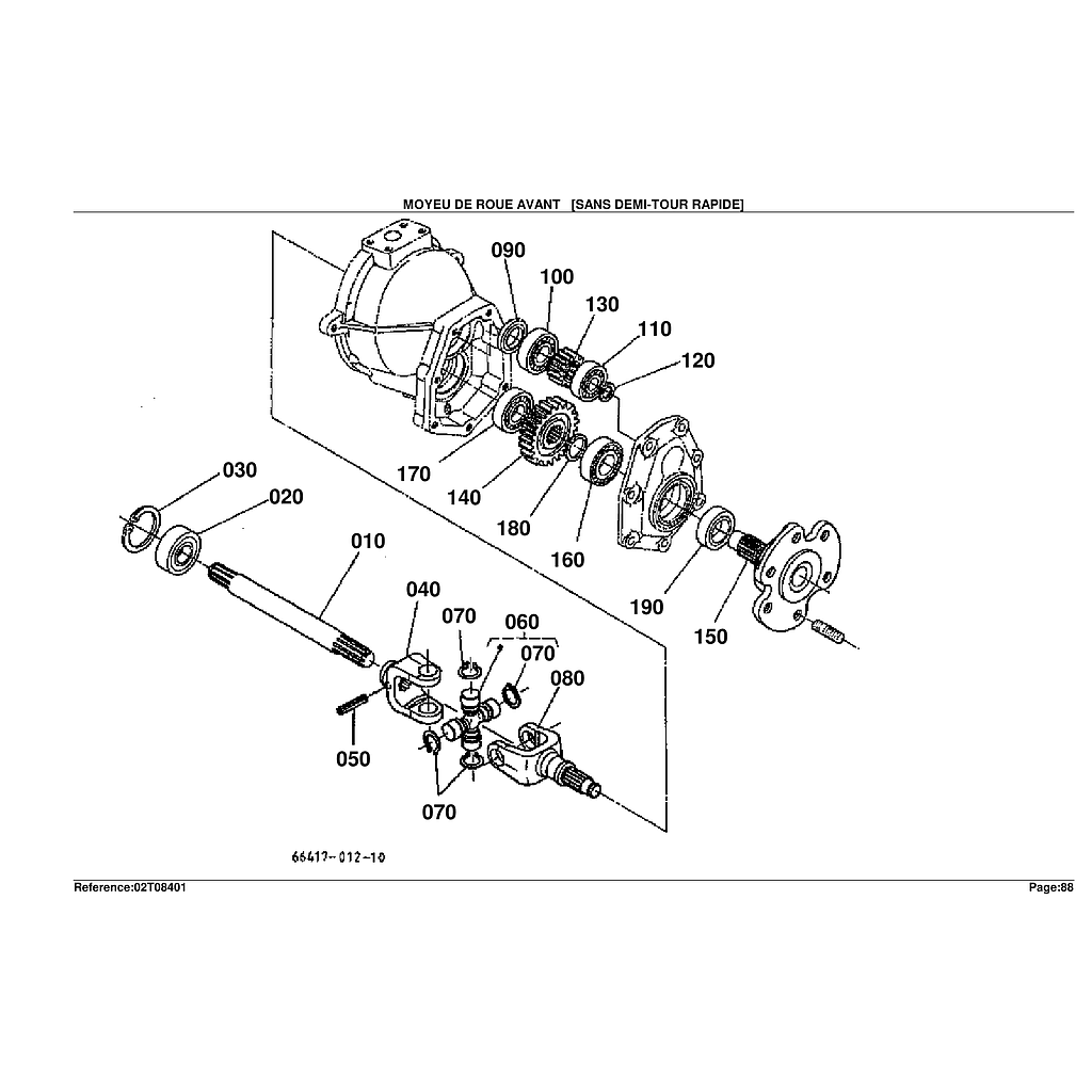 21.FRONT WHEEL HUB    WITHOUT BI S1