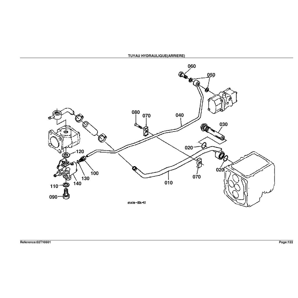 11. HYDRAULIC PIPE REAR 1