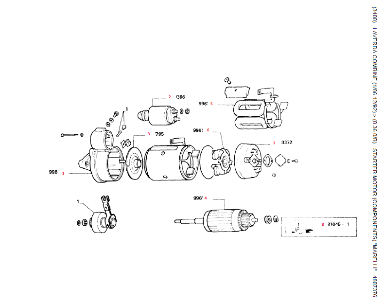 43.MOTOR DE ARRANQUE (COMPONENTES) _MARELLI_ - 4807376