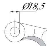 Ø 18.5 mm