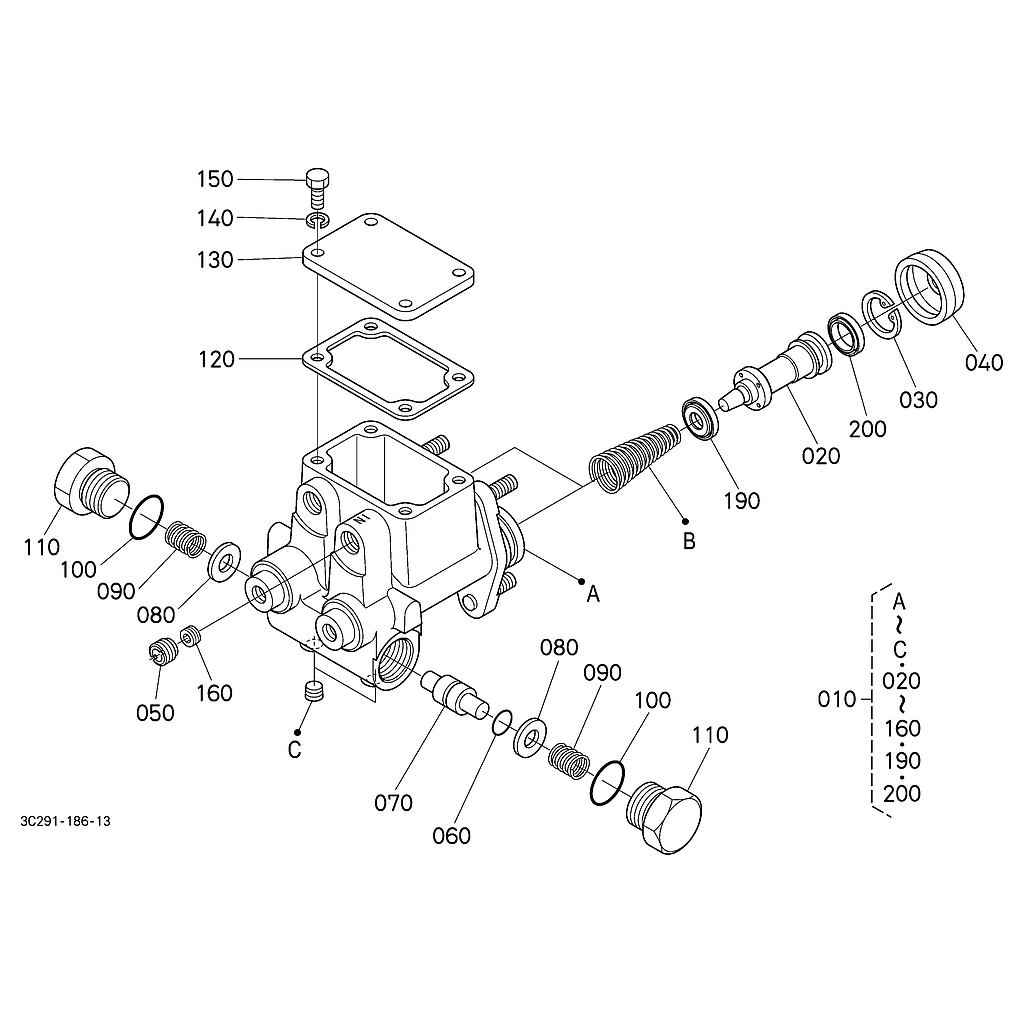 CILINDRO TRAVAO PRINCIPAL F32000