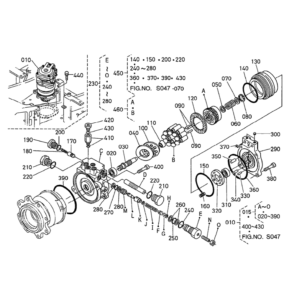 Motor do Giro S04600