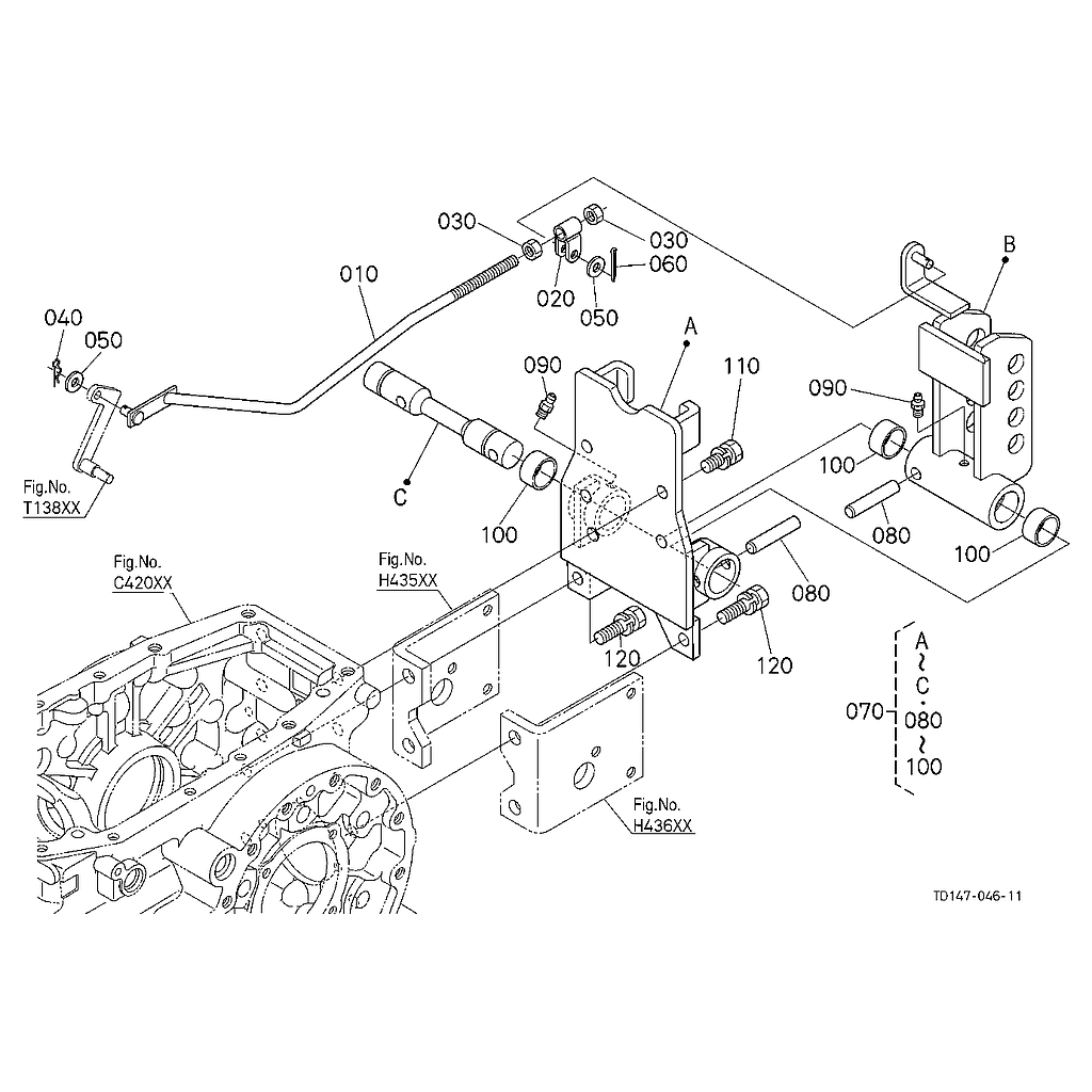 Suporte terceiro ponto J10100
