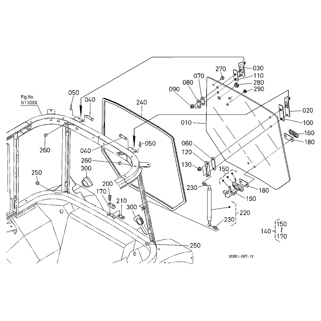 Vidro traseiro S.No>84551