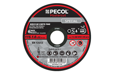 Disco de corte fino inox special 115x1