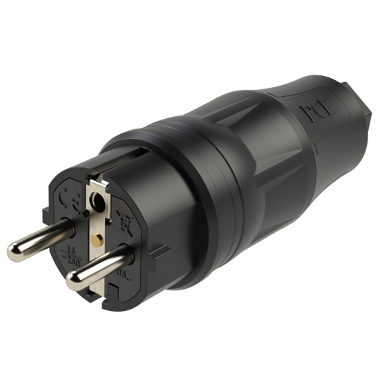 Ficha macho 2P+T 16A 250V