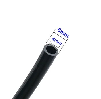 Tubo ar 4mm preto