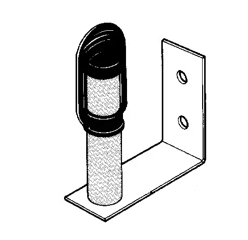 Espigão Pirilampo com suporte Lateral