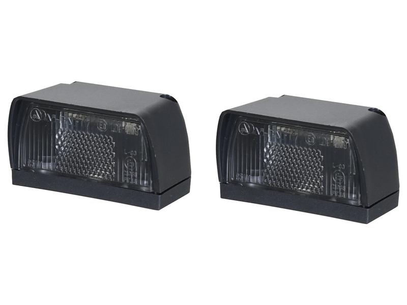 Farolim chapa de matrícula 12V