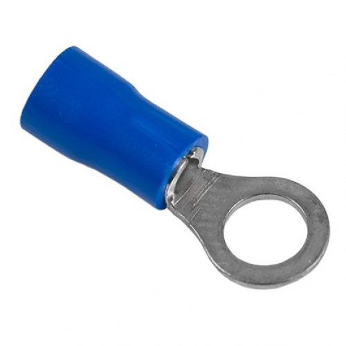 Terminal Olhal isolado Azul 8mm