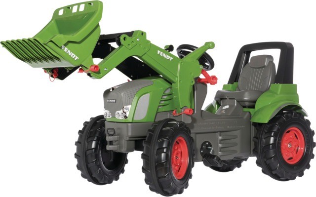 Tractor a pedais Fendt com carregador